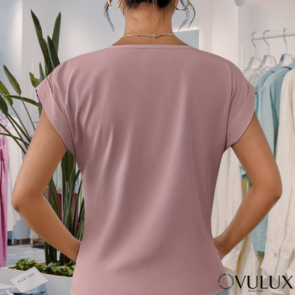 Fiona - Elegante top met korte mouwen