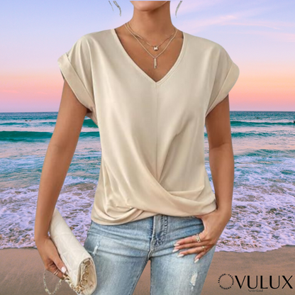 Fiona - Elegante top met korte mouwen