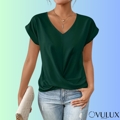 Fiona - Elegante top met korte mouwen