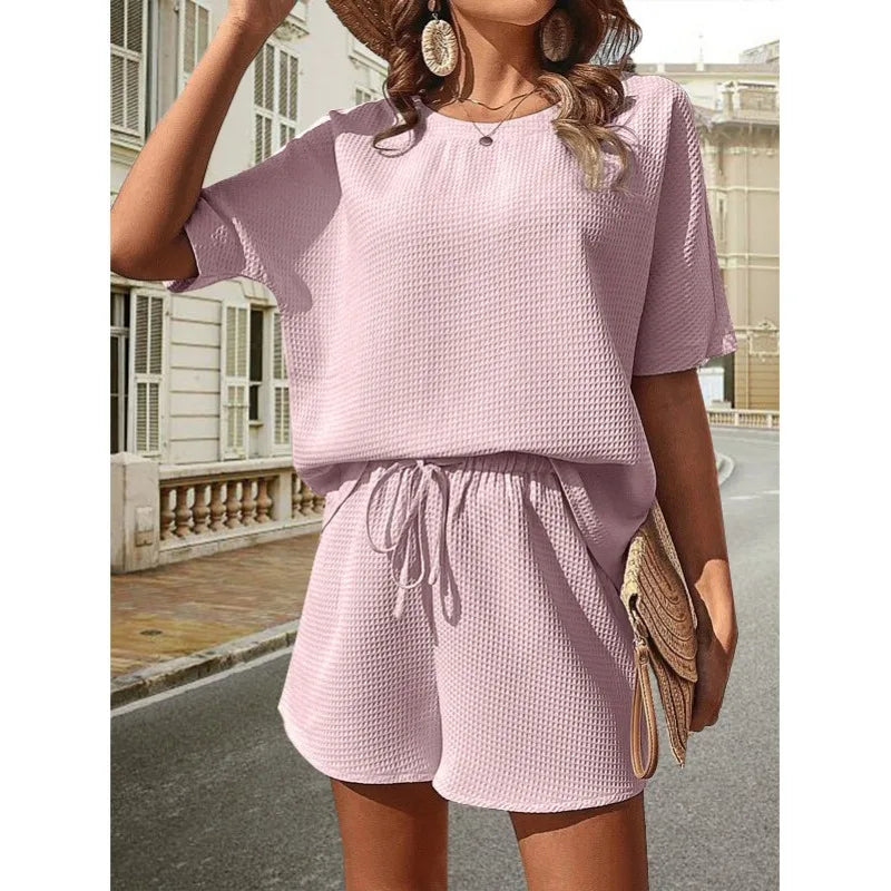 Elegante Zomer Shirt en Korte Broek Set