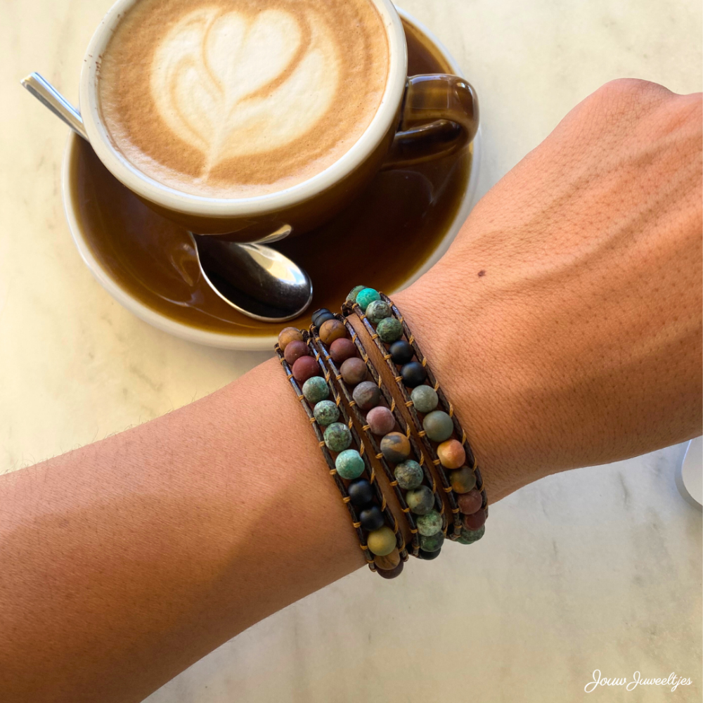 Handgemaakte Armband met Kleurrijke Kralen