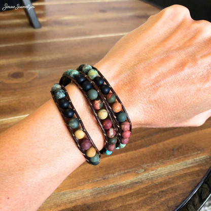 Handgemaakte Armband met Kleurrijke Kralen